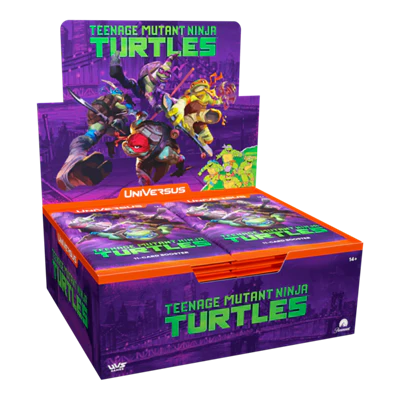 UniVersus CCG: Teenage Mutant Ninja Turtles Booster Display (24 packs) EN