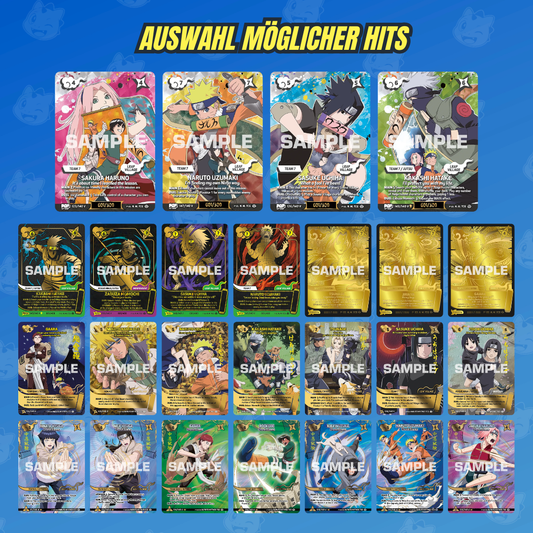 Naruto Mythos TCG Shinobi Shiren Display 1st Edition EN
