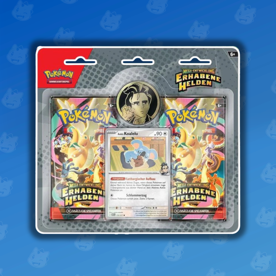 Pokemon Erhabene Helden 2-Pack Blister Koalelu DE
