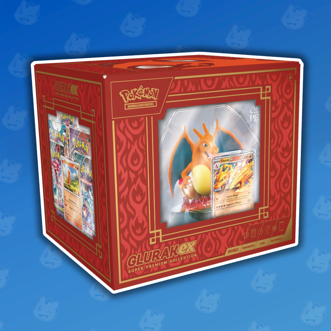 Pokemon Super-Premium Kollektion Glurak ex Box