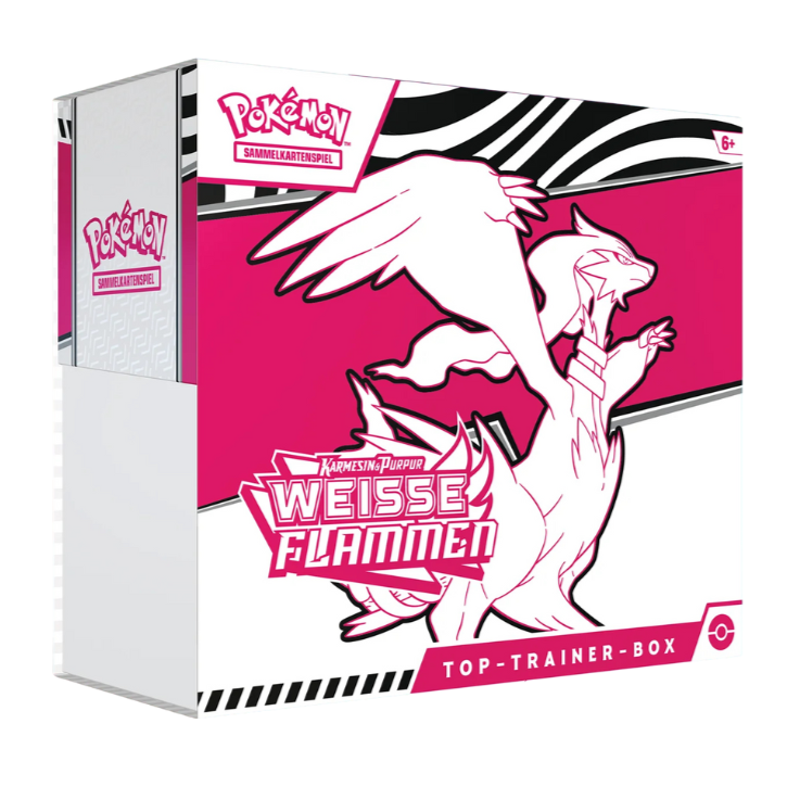 Karmesin & Purpur Weiße Flammen Top Trainer Box DE