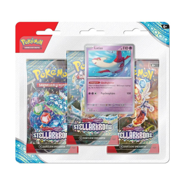 Karmesin & Purpur Stellarkrone 3-Pack Blister - Latias DE