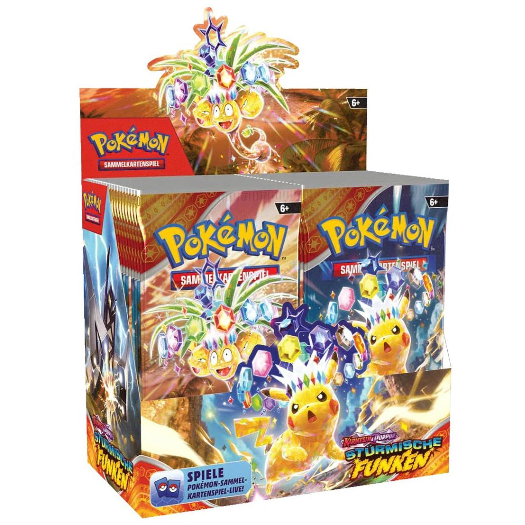 Karmesin & Purpur Stürmische Funken Display DE