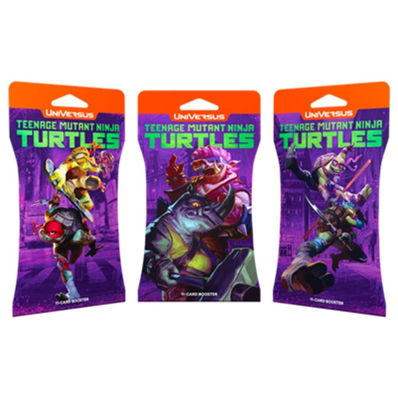 UniVersus CCG: Teenage Mutant Ninja Turtles Sleeved Booster