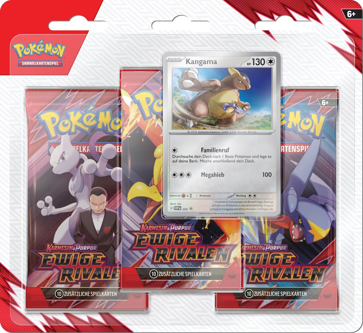 Pokemon Ewige Rivalen Kangama 3-Pack Blister