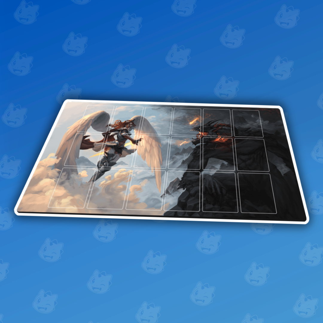 Neverrift Playmat Valkyrie and Fire Giant