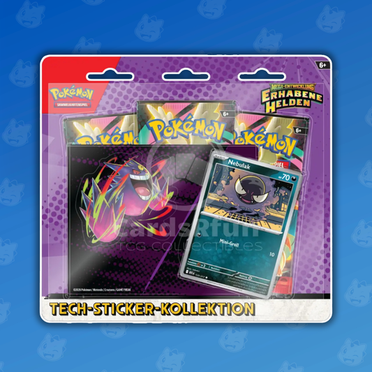 Pokemon Erhabene Helden Tech Sticker Kollektion Nebulak DE
