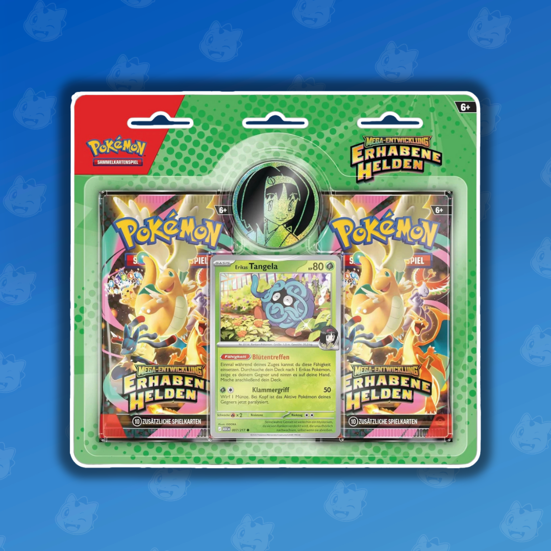Pokemon Erhabene Helden 2-Pack Blister Tangela DE