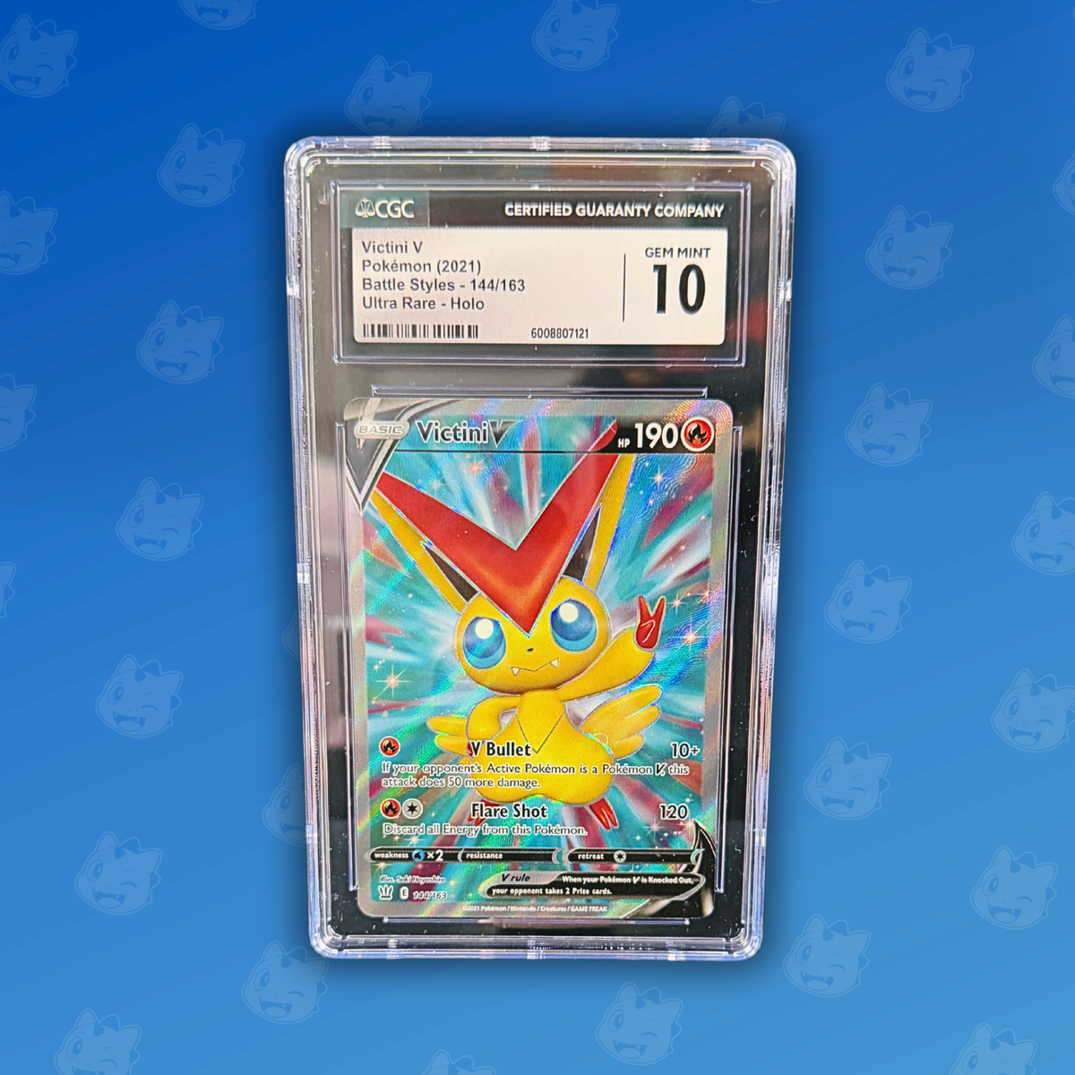 Pokemon CGC10 Victini V