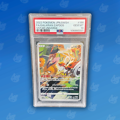 Pokemon PSA10 Galarian Zapdos