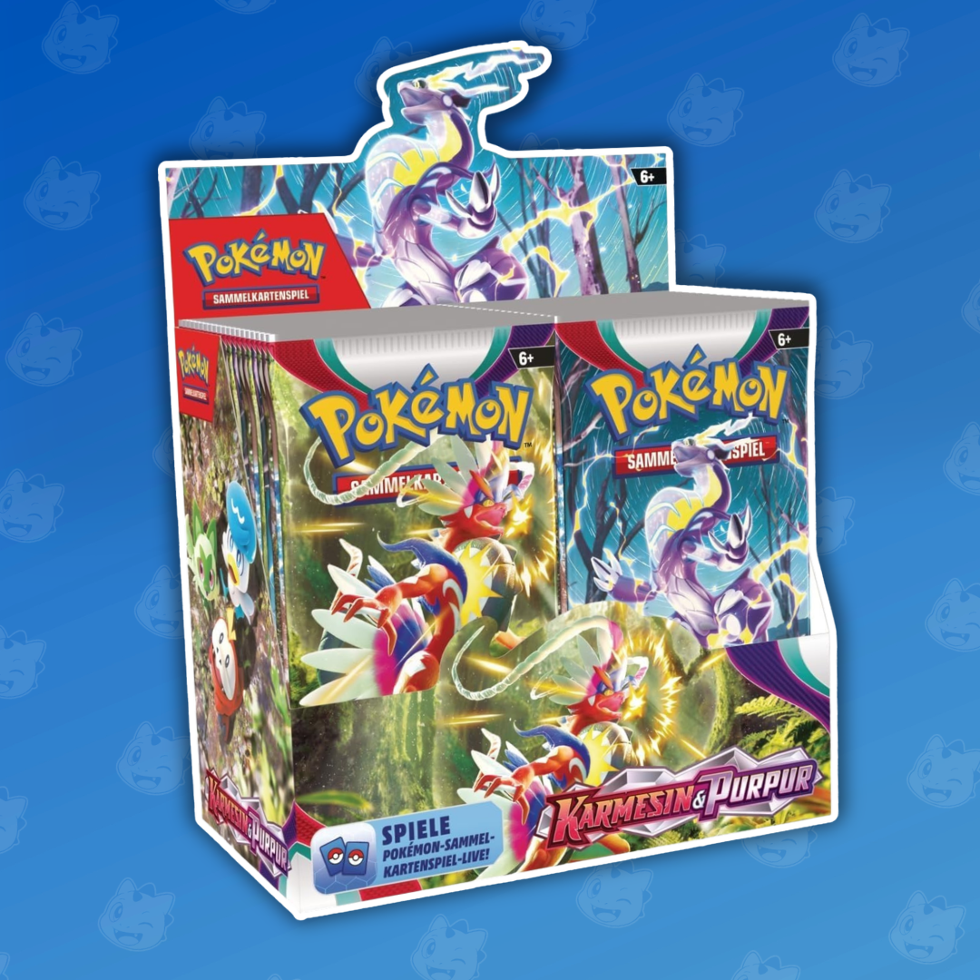 Karmesin & Purpur Base Booster Display DE