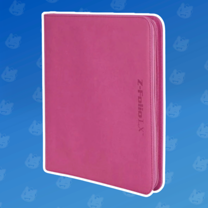BCW Z-Folio 12-Pocket LX Binder PINK