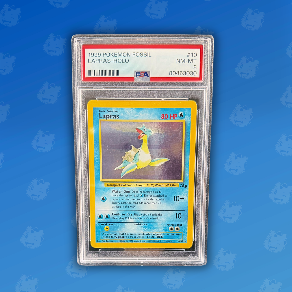 Pokemon PSA8 Lapras