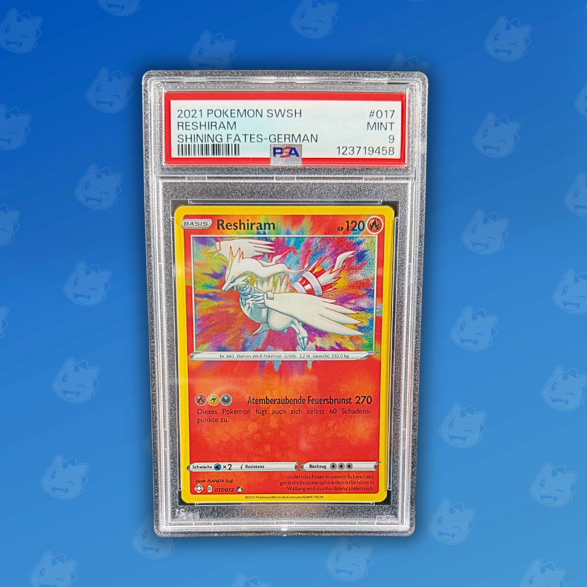 Pokemon PSA9 Reshiram