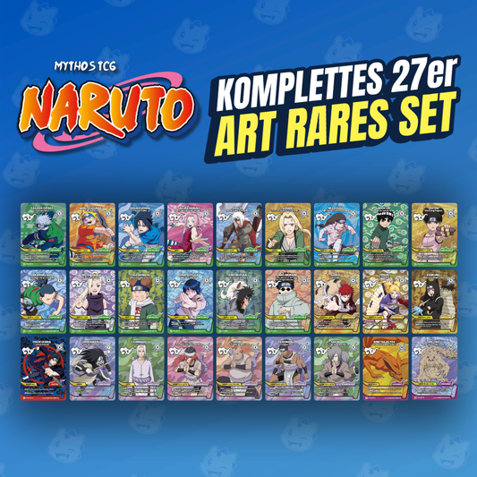 Naruto Mythos TCG Konoha Shido: 27er Bundle Art Rares EN
