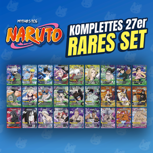 Naruto Mythos TCG Konoha Shido: 27er Bundle Rares EN