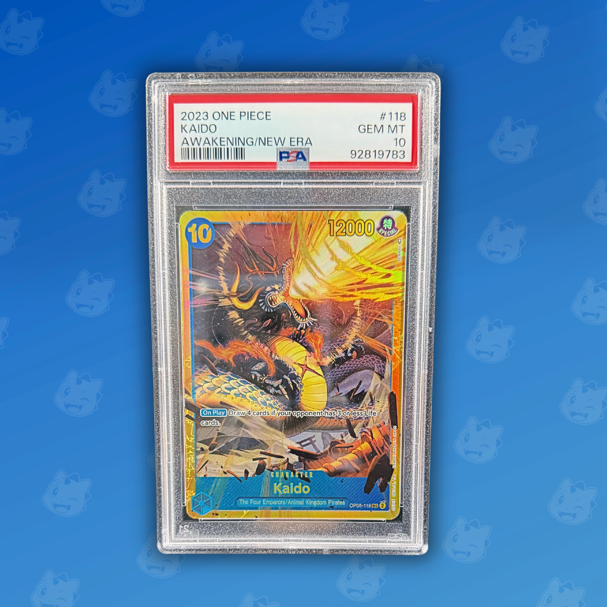 One Piece PSA10 Kaido
