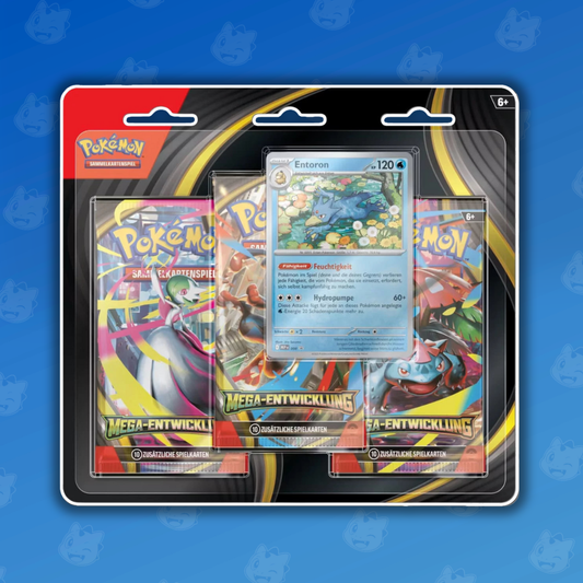 Pokémon Mega Entwicklung Entoron 3-Pack Blister DE