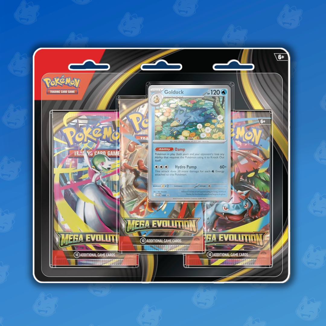 Pokémon Mega Evolution Golduck 3-Pack Blister EN