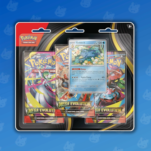 Pokémon Mega Evolution Golduck 3-Pack Blister EN