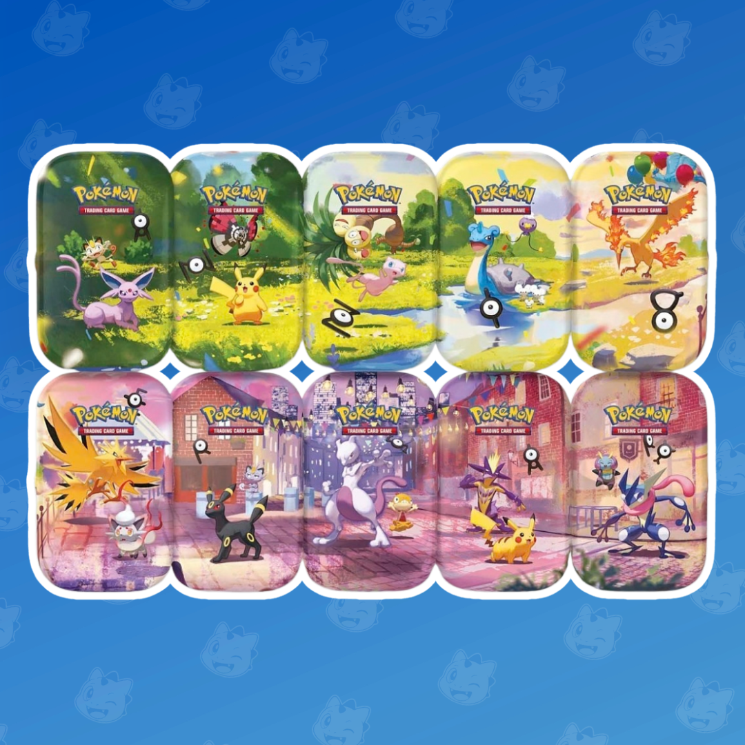 Pokemon 30th Celebration Mini Tin Display EN