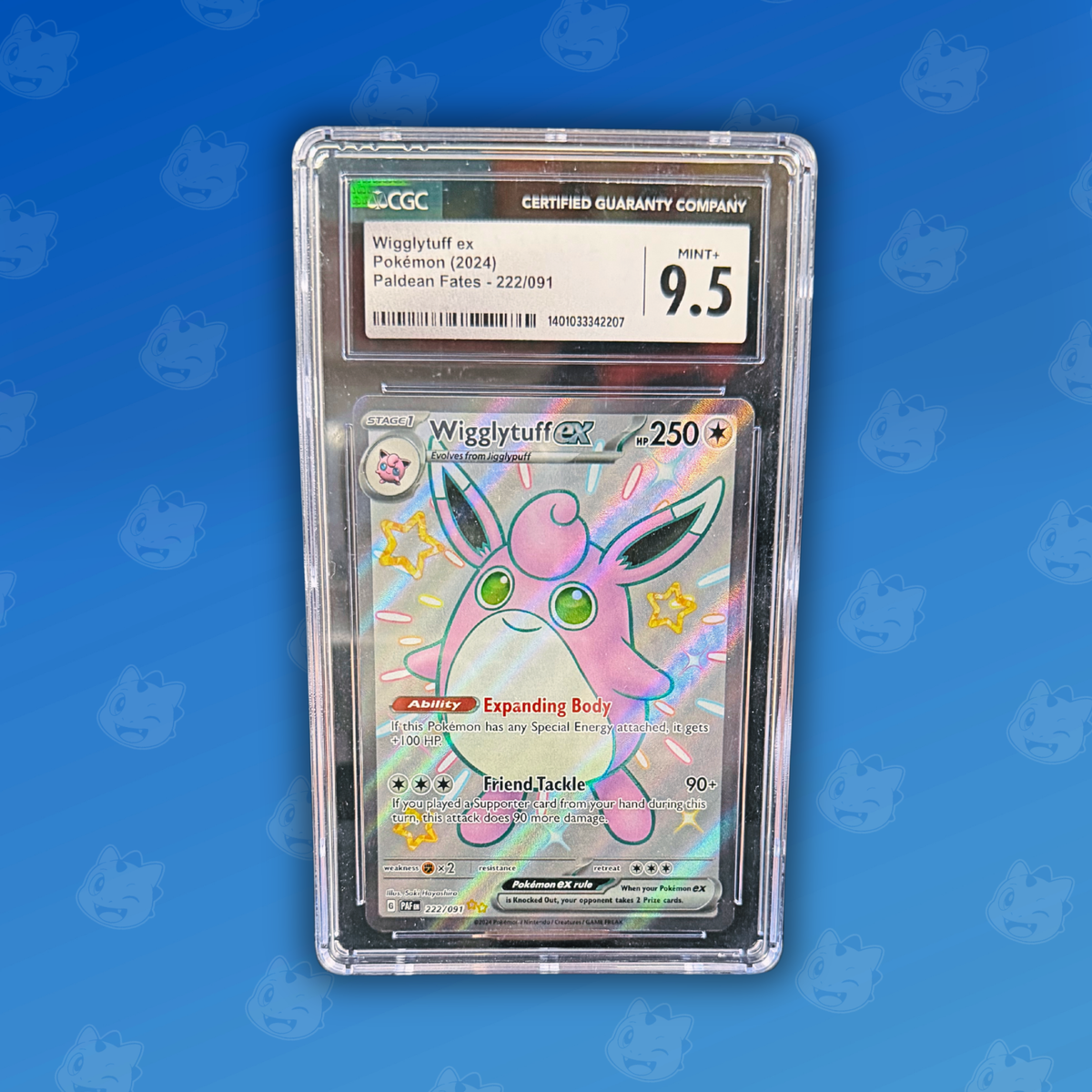 Pokemon CGC9.5 Wigglytuff EX