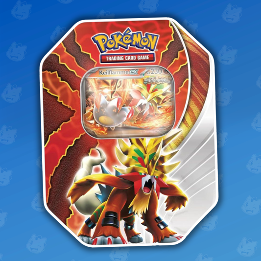 Pokemon Paradox Schicksale Keilflamme ex Tin Box 2024