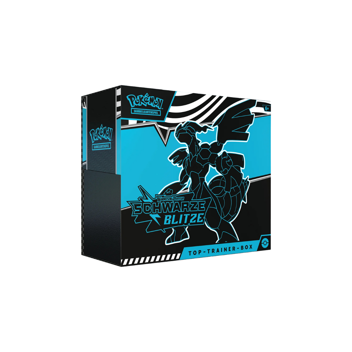 Karmesin & Purpur Schwarze Blitze Top Trainer Box DE