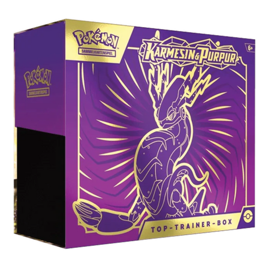 Karmesin & Purpur Miraidon Top Trainer Box