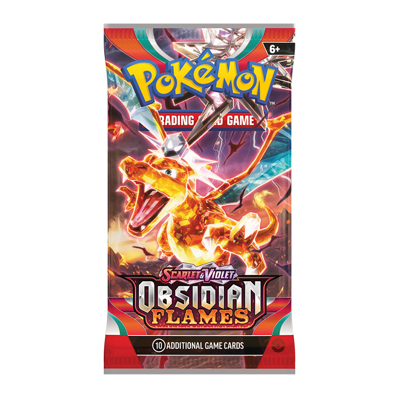 Pokemon Karmesin & Purpur Obsidian Flammen Einzelbooster DE