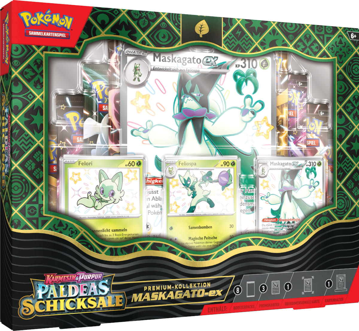 Pokemon Paldea Schicksale Premium Kollektion Maskagato ex