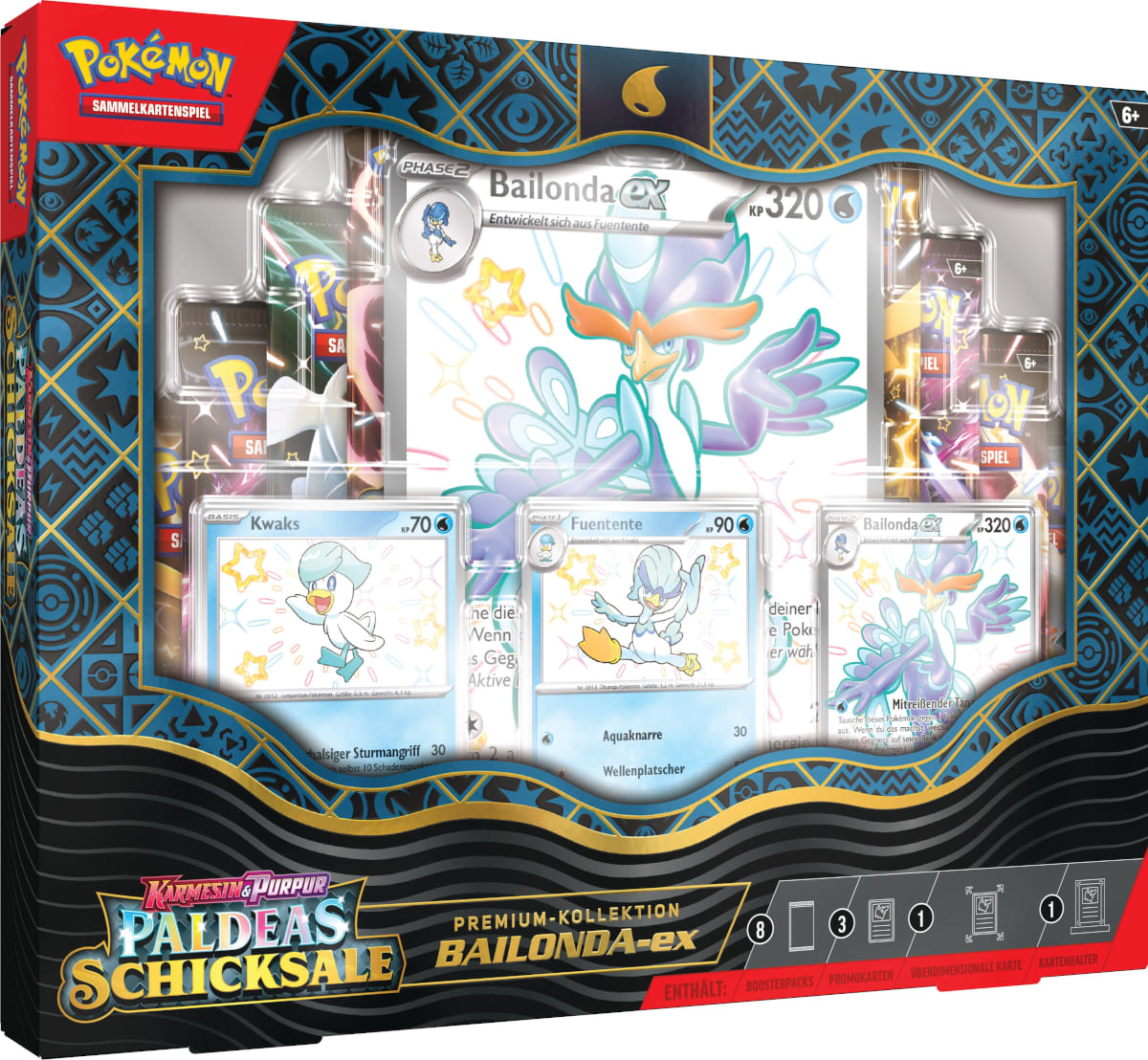 Pokemon Paldeas Schicksale Premium Kollektion Bailonda ex