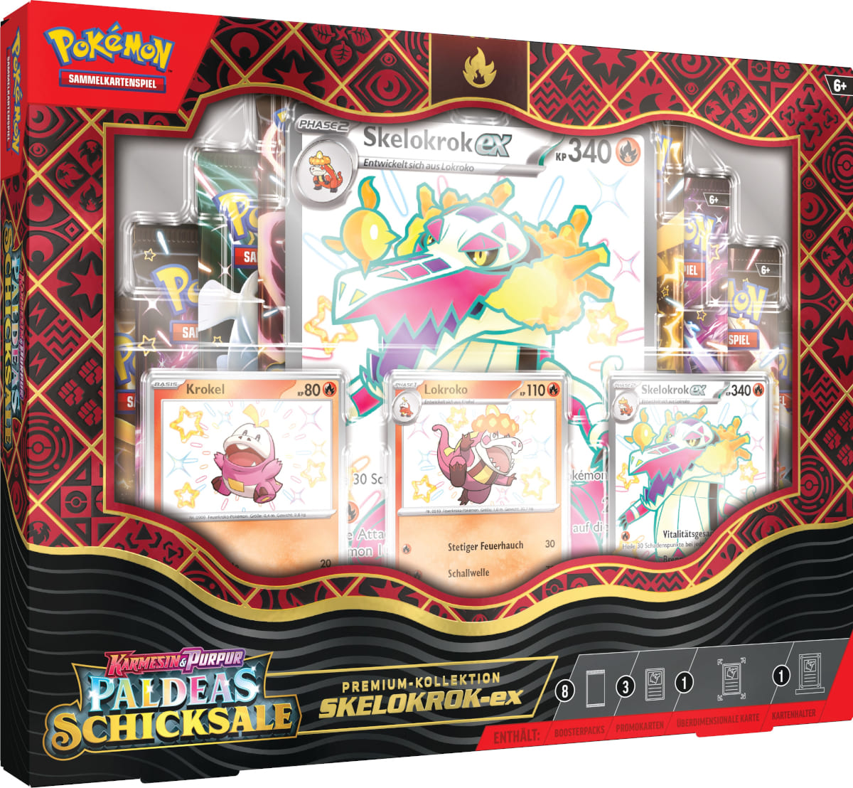 Pokemon Paldeas Schicksale Premium Kollektion Skelokrok ex