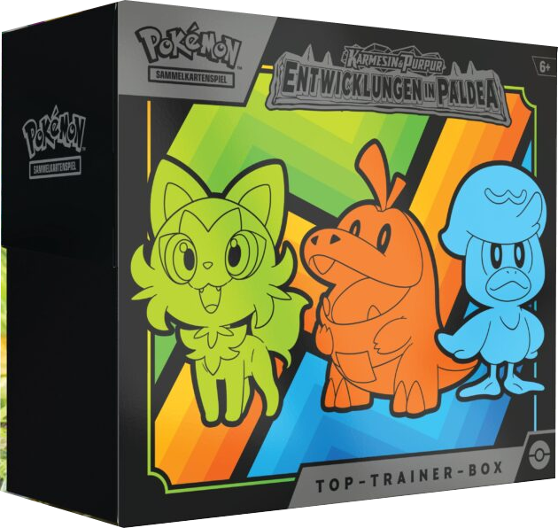 Pokemon Entwicklungen von Paldea Top Trainer Box