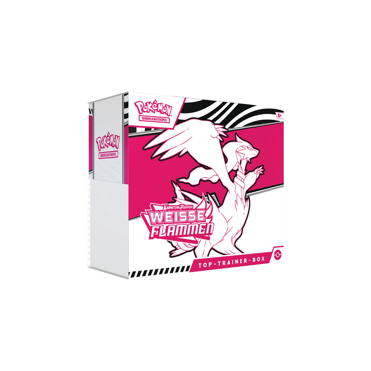 Karmesin & Purpur Weiße Flammen Top Trainer Box DE