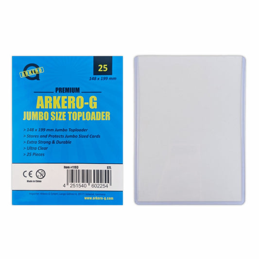 Arkero-G Jumbo Size Toploader (für XXL Pokemon Karten)