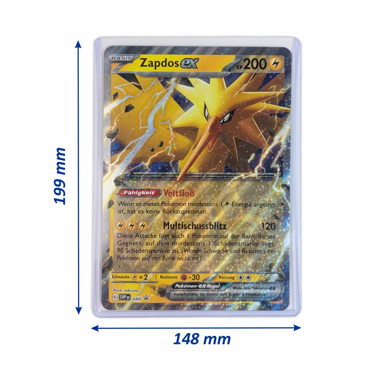 Arkero-G Jumbo Size Toploader (für XXL Pokemon Karten)