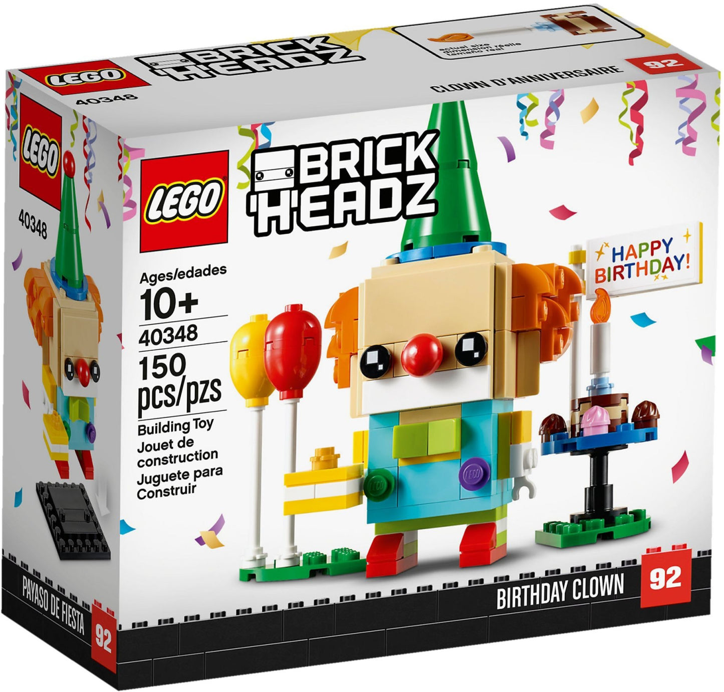 LEGO Brick Headz - Geburtstagsclown (40348)
