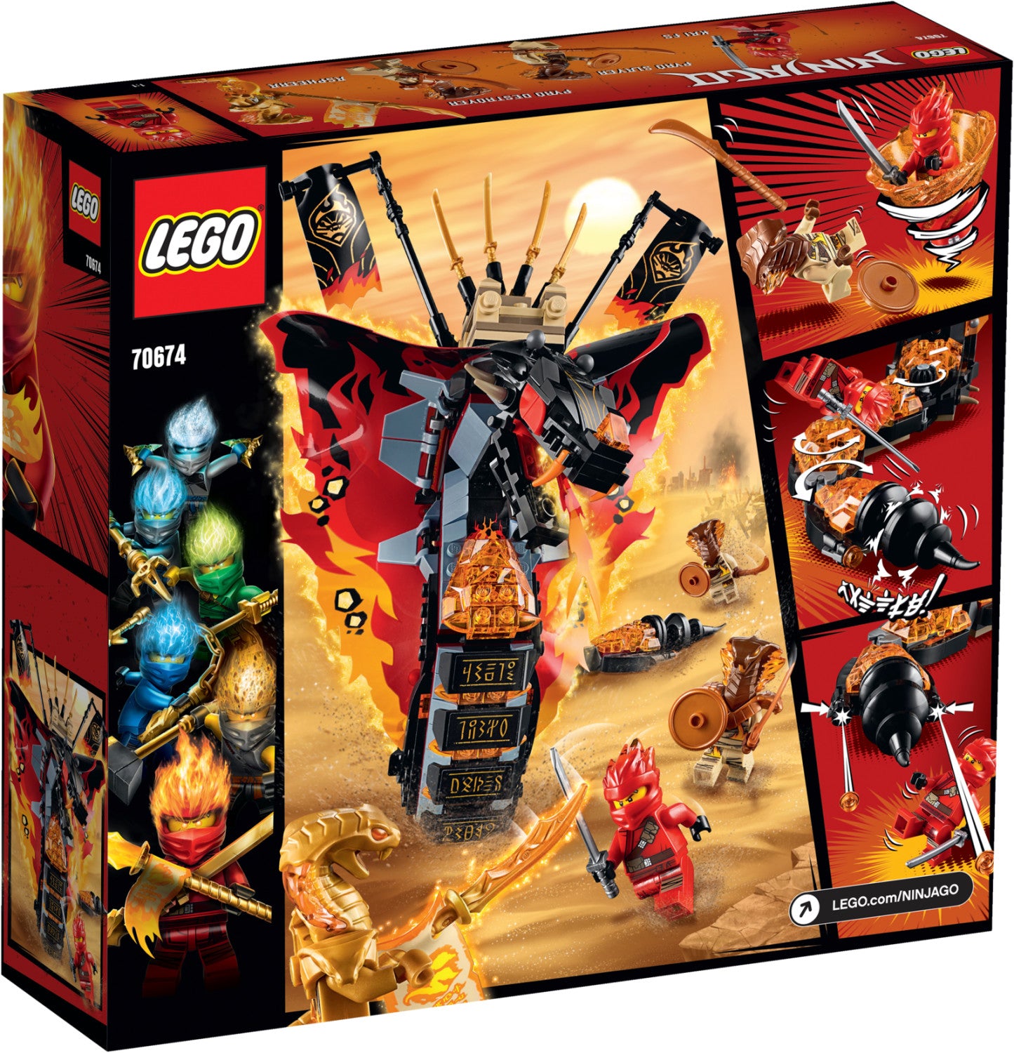 LEGO Ninjago - Feuerschlange (70674)