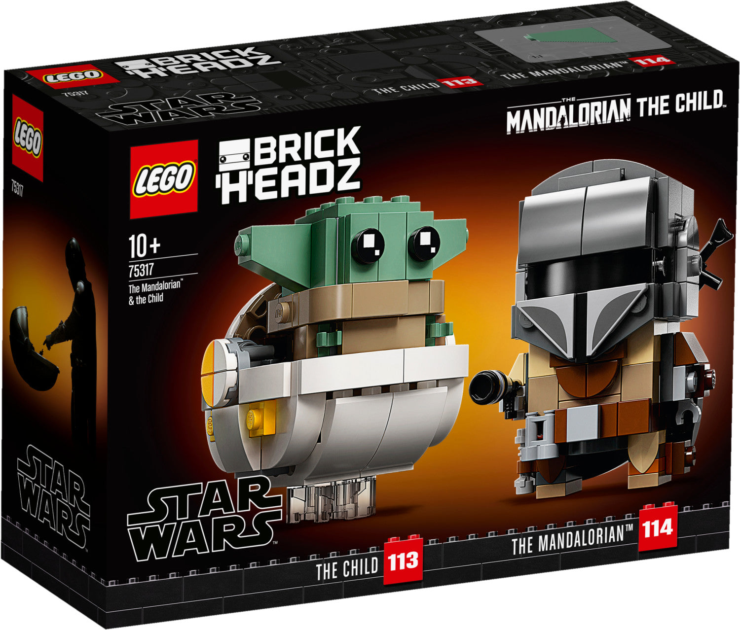 LEGO Star Wars BrickHeadz- Der Mandalorianer und das Kind (75317)