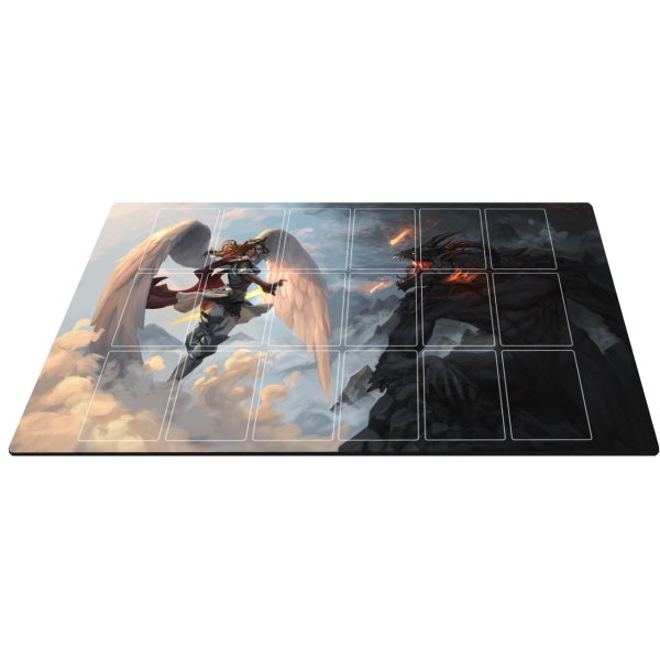 Neverrift Playmat Valkyrie and Fire Giant