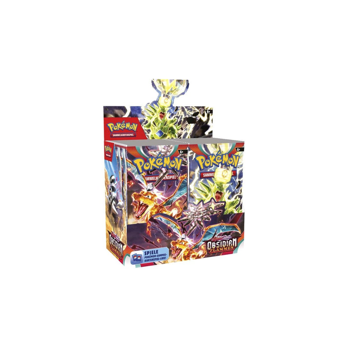 Pokemon Obsidian Flammen Display DE