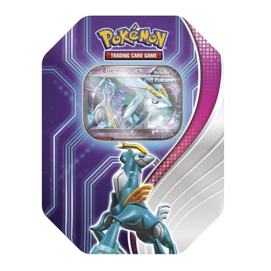 Pokemon Paradox Schicksale Eisenhaupt ex Tin Box 2024