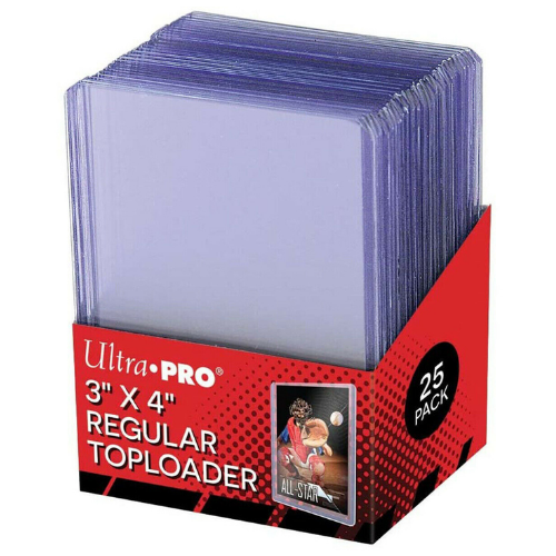 Ultra Pro Regular Toploader Clear 3"x4" 25 Stück für TCG Pokémon Yu-Gi-Oh! MTG