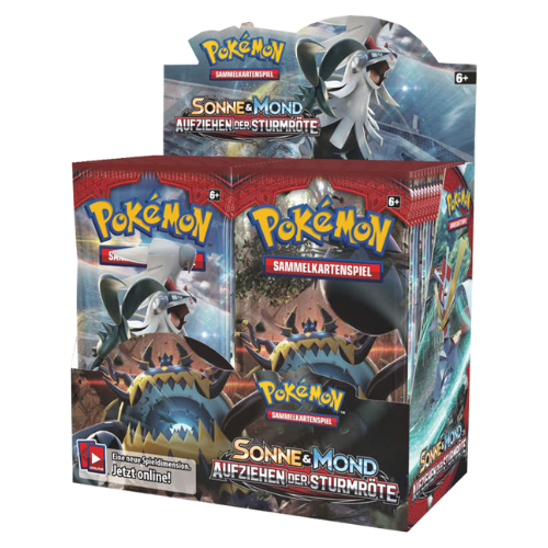 Pokemon Sonne & Mond Aufziehen der Sturmröte 36er Booster Display - DE