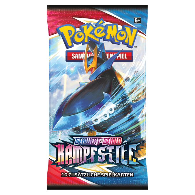 Pokemon Kampfstile Schwert & Schild Einzelbooster DE