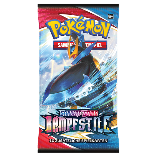 Pokemon Kampfstile Schwert & Schild Einzelbooster DE