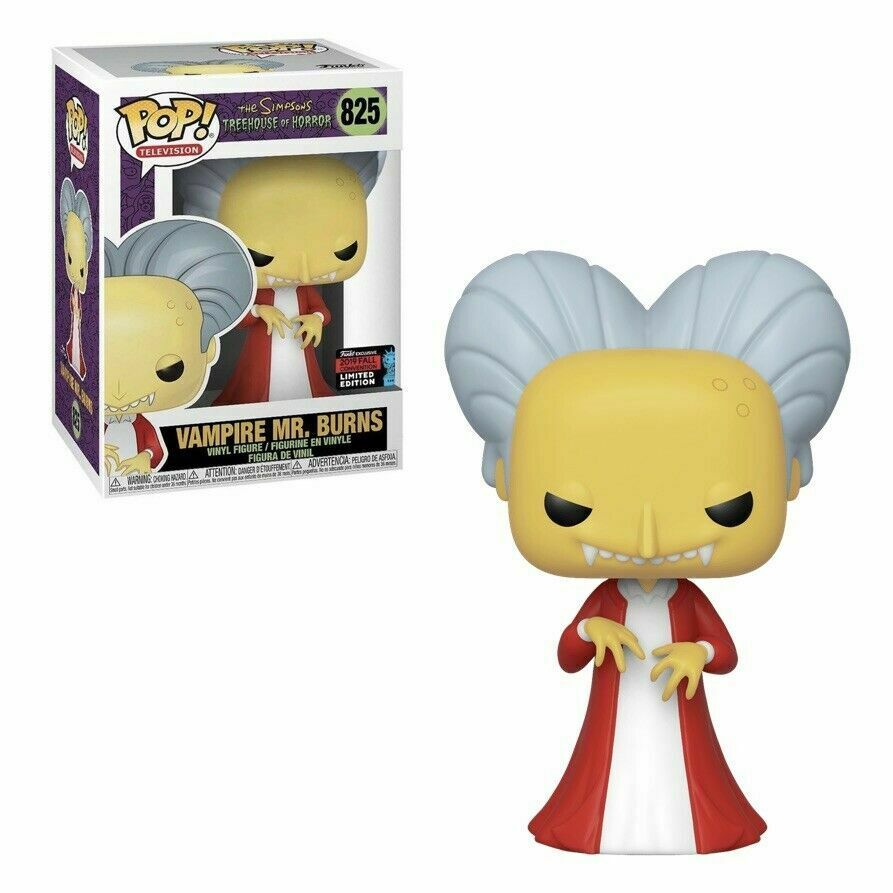 The Simpsons Vampire Mr. Burns NYCC 2019 POP! Television #825 Vinyl Figur Funko