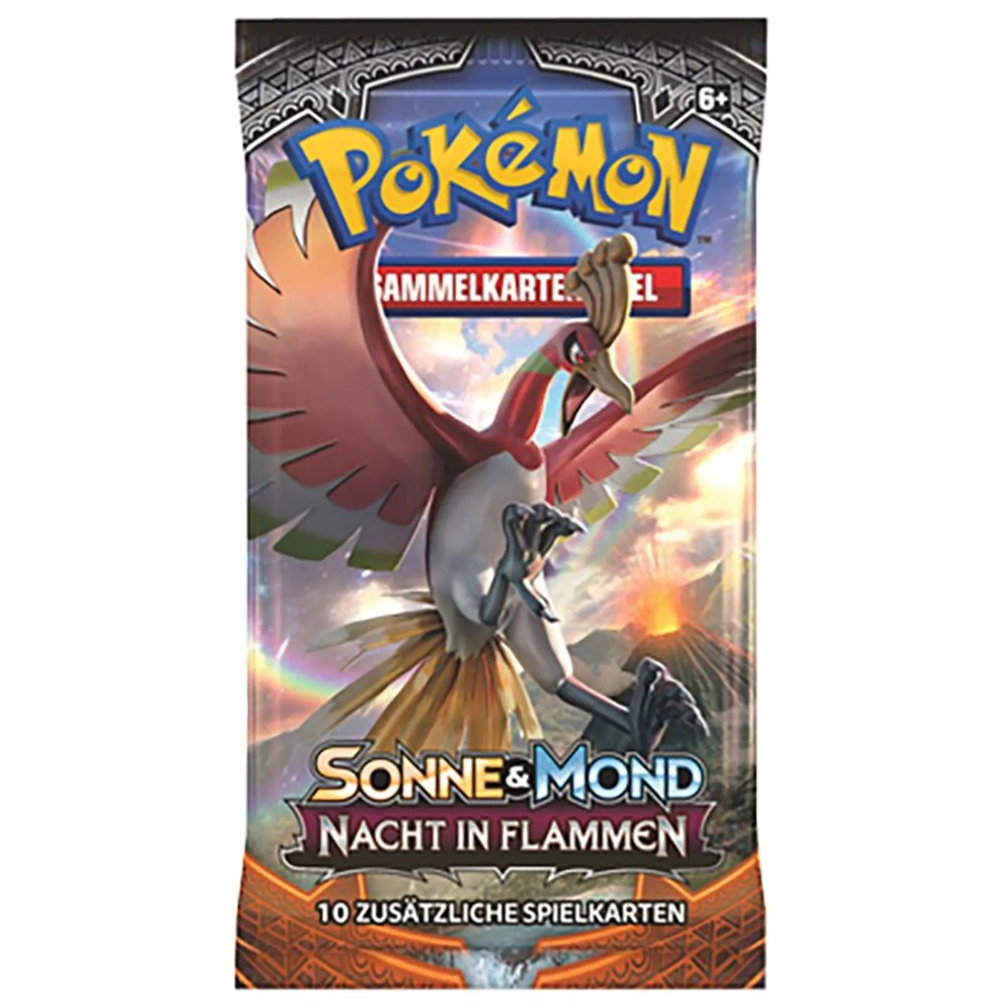 Pokemon Sonne & Mond Nacht in Flammen Einzelbooster DE