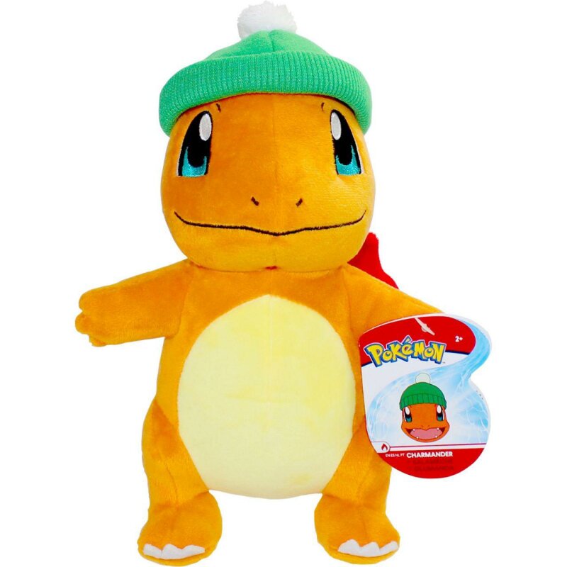 Pokemon Plüsch-Glumanda Holiday / Weihnachten 20 cm